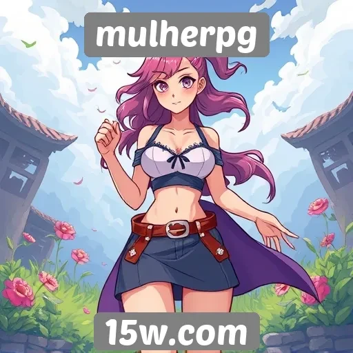 Exploração de jogos femininos no site mulherpg